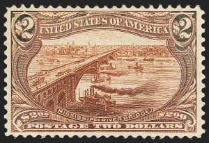 Sale 1140, Lot 710, $1.00-$2.00 1898 Trans-Mississippi Issue (Scott 292-293)
