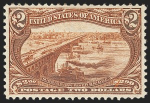 Sale 1140, Lot 711, $1.00-$2.00 1898 Trans-Mississippi Issue (Scott 292-293), $2.00 Trans-Mississippi (293) Sale 1140, Lot 711, $1.00-$2.00 1898 Trans-Mississippi Issue (Scott 292-293)
