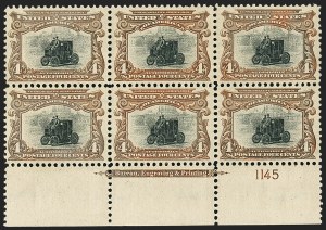 Sale 1140, Lot 722, 1901 Pan-American Issue (Scott 294-299)
