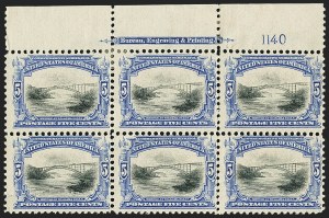Sale 1140, Lot 726, 1901 Pan-American Issue (Scott 294-299)