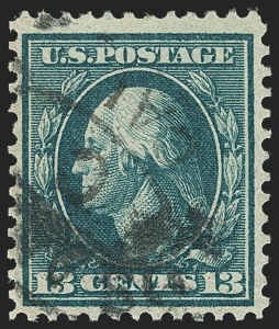 Sale 1140, Lot 799, 1909 Bluish Paper Issue (Scott 357-366)