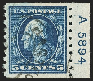 Sale 1140, Lot 830, 1910-13 Washington-Franklin Issue (Scott 374-396)