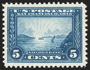 Sale 1140, Lot 836, 1913-15 Panama-Pacific Issue (Scott 397-404)