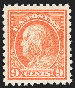 Sale 1140, Lot 854, 1912-15 Washington-Franklin Issue (Scott 405-461)