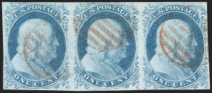 Sale 1144, Lot 11, 1c 1851-56 Issue, Types Ia-II (Scott 5A-7)
