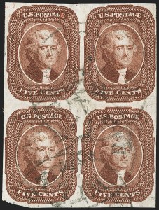 Sale 1144, Lot 114, 5c 1856 Issue (Scott 12)