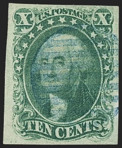 Sale 1144, Lot 117, 10c 1855 Issue (Scott 13-16)
