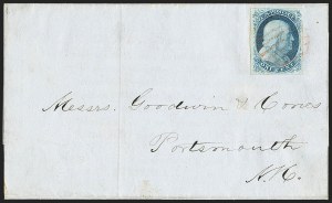 Sale 1144, Lot 13, 1c 1851-56 Issue, Types Ia-II (Scott 5A-7)
