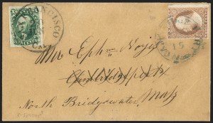 Sale 1144, Lot 131, 10c 1855 Issue (Scott 13-16)