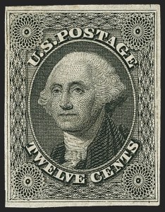 Sale 1144, Lot 135, 12c 1851-56 Issue (Scott 17)