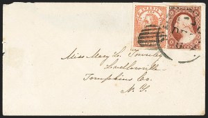 Sale 1144, Lot 187, 1851-56 Postal History: Carriers & Locals