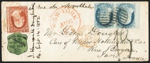 Sale 1144, Lot 189, 1851-56 Postal History: Carriers & Locals