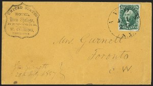 Sale 1144, Lot 225, 1851-56 Postal History: Foreign Mail