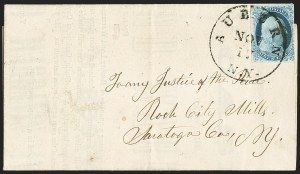 Sale 1144, Lot 4, 1c 1851-56 Issue, Types Ia-II (Scott 5A-7)