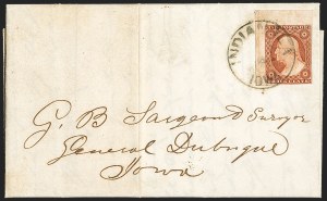Sale 1144, Lot 71, 3c 1851-56 Issue, Orange Brown (Scott 10-10A)