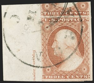Sale 1144, Lot 85, 3c 1851-56 Issue, Dull Red & Shades (Scott 11-11A)