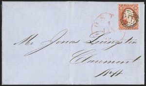 Sale 1144, Lot 90, 3c 1851-56 Issue, Dull Red & Shades (Scott 11-11A)
