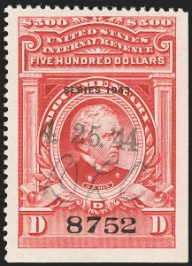 Sale 1149, Lot 242, Red Documentary Issues up to Series 1952
