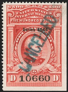 Sale 1149, Lot 245, Red Documentary Issues up to Series 1952