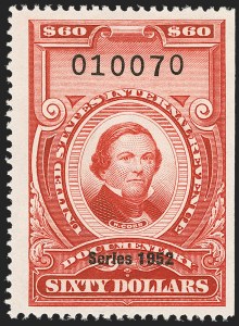 Sale 1149, Lot 254, Red Documentary Issues up to Series 1952