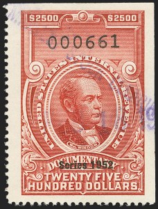 Sale 1149, Lot 255, Red Documentary Issues up to Series 1952