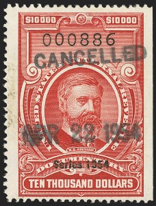 Sale 1149, Lot 266, Red Documentary Issues: Series 1953-1958, Balance