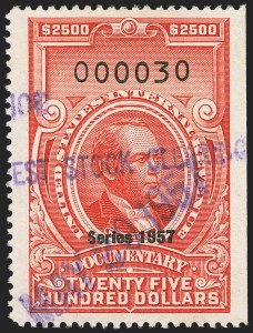 Sale 1149, Lot 275, Red Documentary Issues: Series 1953-1958, Balance