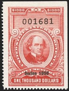 Sale 1149, Lot 281, Red Documentary Issues: Series 1953-1958, Balance