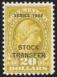 Sale 1149, Lot 316, Stock Transfer