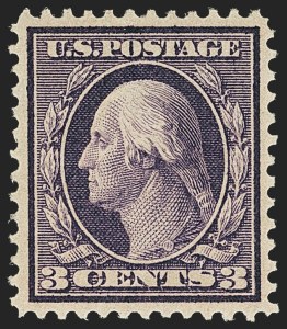 Sale 1150, Lot 1007, 1909 Bluish Paper Issue (Scott 357-366)