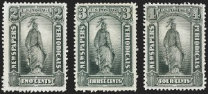 Sale 1150, Lot 1245, Newspapers and Periodicals: 1875 Special Printing, 2c-4c Newspaper, Special Printings (PR33-PR35) Sale 1150, Lot 1245, Newspapers and Periodicals: 1875 Special Printing