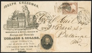 Sale 1150, Lot 1314, Local Posts and Independent Mails: American Letter thru Penny Express Co.