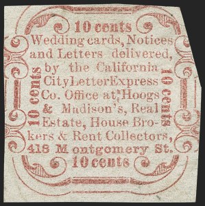 Sale 1150, Lot 1317, Local Posts and Independent Mails: American Letter thru Penny Express Co.