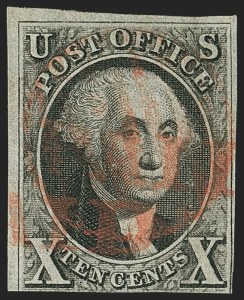 Sale 1150, Lot 520, 1847 Issue (Scott 1-2)