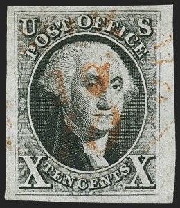 Sale 1150, Lot 526, 1847 Issue (Scott 1-2)