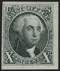 Sale 1150, Lot 534, 1875 Reproduction of 1847 Issue (Scott 3-4)
