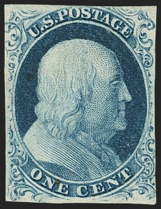 Sale 1150, Lot 546, 1c 1851-56 Issue (Scott 5-9)