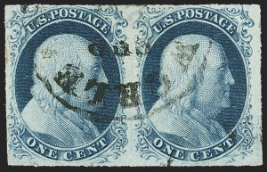 Sale 1150, Lot 550, 1c 1851-56 Issue (Scott 5-9)