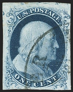 Sale 1150, Lot 555, 1c 1851-56 Issue (Scott 5-9)