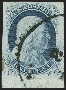 Sale 1150, Lot 560, 1c 1851-56 Issue (Scott 5-9)