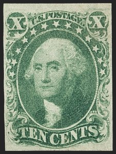 Sale 1150, Lot 582, 10c-12c 1851-56 Issue (Scott 13-17)