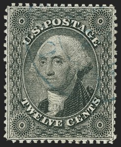 Sale 1150, Lot 621, 10c-90c 1857-60 Issue (Scott 31-39)