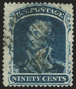 Sale 1150, Lot 633, 10c-90c 1857-60 Issue (Scott 31-39)