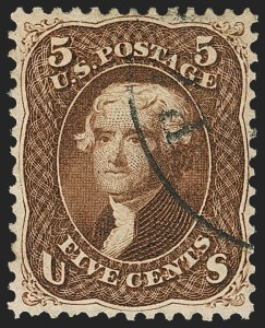 Sale 1150, Lot 670, 1861-66 Issue (Scott 62B-78)