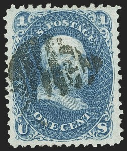 Sale 1150, Lot 686, 1867-68 Grilled Issue (Scott 79-101)