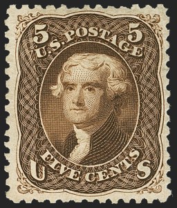 Sale 1150, Lot 698, 1875 Re-Issue of 1861-66 Issue (Scott 102-111)