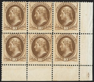 Sale 1150, Lot 791, 1873 Continental Bank Note Co. Issue (Scott 156-166)