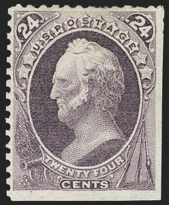 Sale 1150, Lot 802, 1875 Continental Bank Note Co. Hard Paper Special Printing (Scott 167-177, 180)