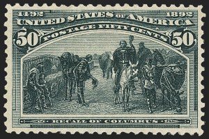 Sale 1150, Lot 831, 1893 Columbian Issue (Scott 230-245), 1c-50c Columbian (230-240) Sale 1150, Lot 831, 1893 Columbian Issue (Scott 230-245)