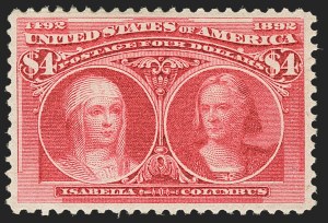 Sale Number 1150, Lot Number 853, 1893 Columbian Issue (Scott 230-245) Sale Number 1150, Lot Number 853, 1893 Columbian Issue (Scott 230-245)
